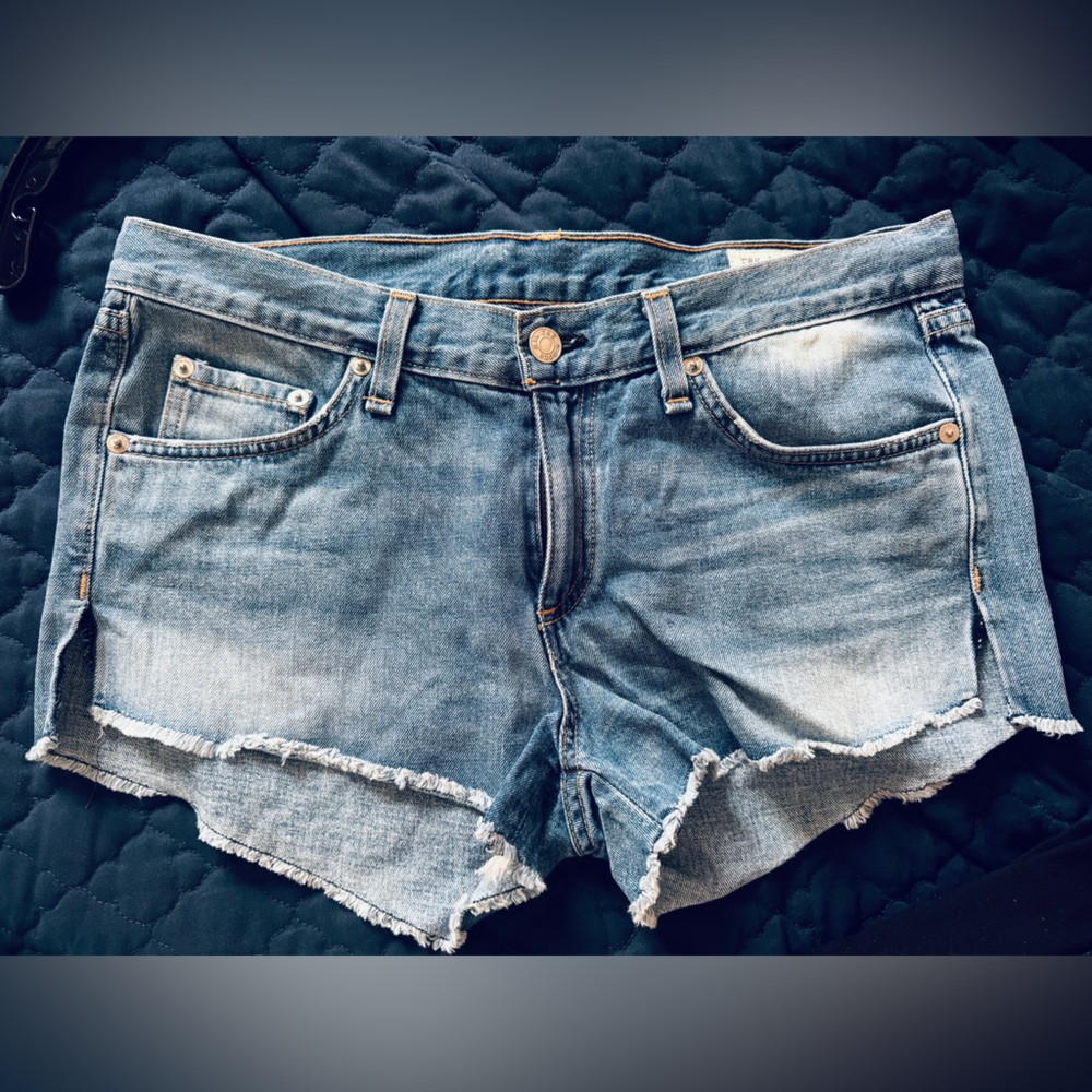 Rag & Bone Denim Blue Women's Shorts